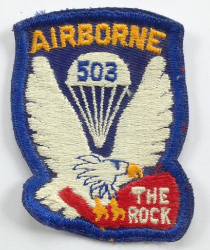WW2 503rd US Airborne Parachute Infantry Regiment Patch