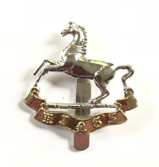Kings Liverpool Regiment Anodised Cap Badge by Firmin London
