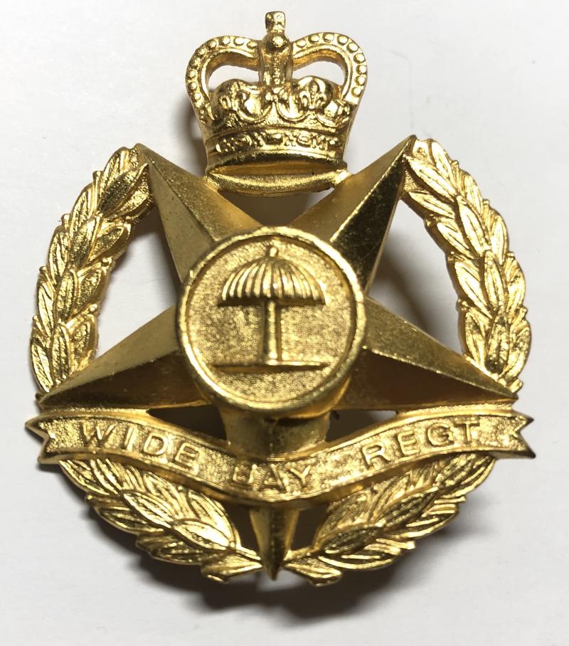 Australian Wide Bay Regiment slouch hat badge c1953-60 by Luke, Melb..