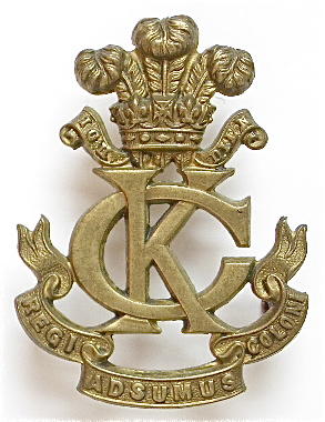 King's Colonials scarce Boer War slouch hat badge.