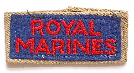 Royal Marines Middle/Far East Slip on Shoulder Title