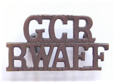 Gold Coast Regiment Royal West African Frontier Force Shoulder Title.