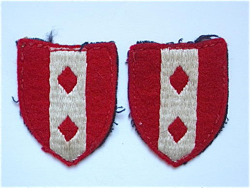 2nd Infantry Brigade pair of formation signs.