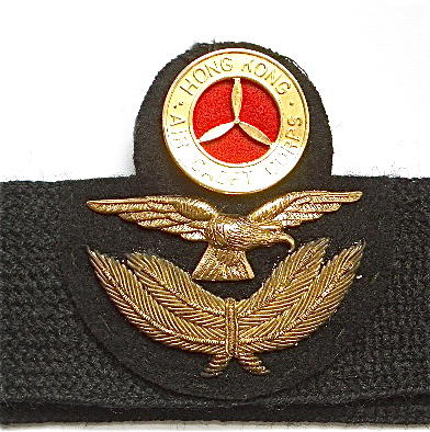 RAF / Hong Kong Air Cadets Officer's Cap Badge.