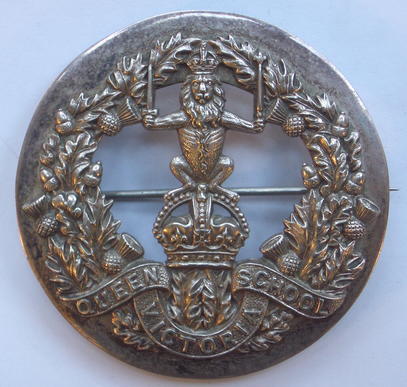 Scottish. Queen Victoria School, Dunblane plaid brooch.