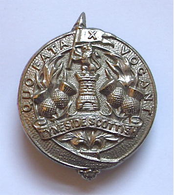 1914 Tyneside Scottish scarce 1st pattern glengarry badge.
