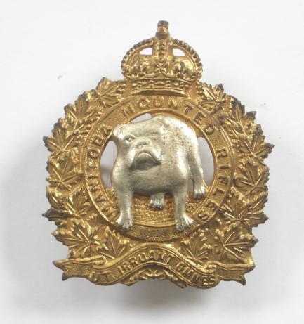 Canadian Manitoba Mounted Rifles cap badge.