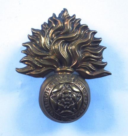 Royal Fusiliers (City of London Regiment) Victorian OR's brass cap badge circa 1896-1901.