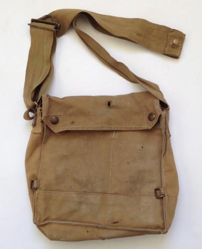 WW1 Small Box Respirator Gas Mask Bag.
