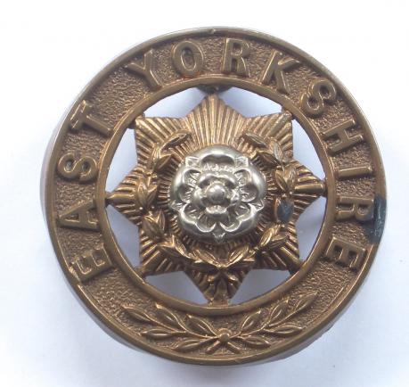 East Yorkshire Regiment OR?s helmet plate centre circa 1881-1914.