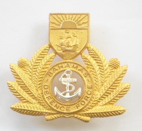 Bahamas Defence Force Gilt Cap Badge.