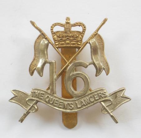 16th/5th Queen's Lancers EIIR Cap Badge.