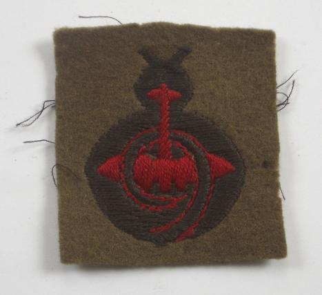 9th Anti Aircraft Division Embroidered WW2  Formation Sign.