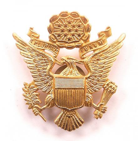 US Army Officers Cap Badge.