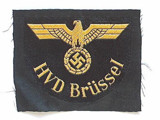 German Third Reich HVD Br?ssel Railway sleeve eagle.