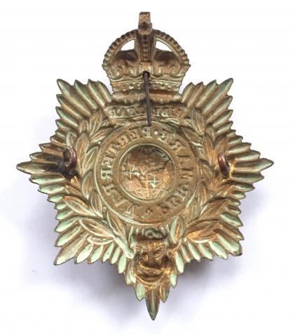 Royal Marine Light Infantry / RM Plymouth Division Band helmet plate circa 1919-52.