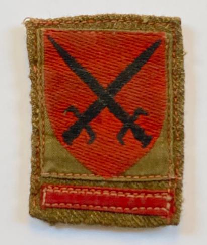 115th Independent Infantry Brigade cloth combination.