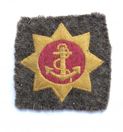 117th (Royal Marines) Infantry Brigade cloth formation sign.