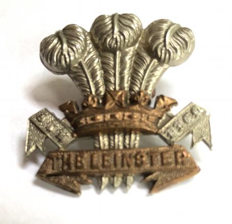 Irish. Leinster Regiment 1896-1922 OR?s bi-metal cap badge