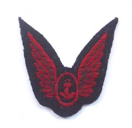 Royal Navy Fleet Air Arm Aircrewman?s sleeve wing.