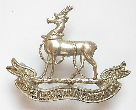 Royal Warwickshire Regiment Volunteer Battalion Cap Badge.