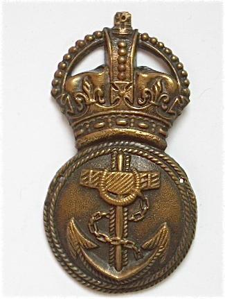 WW1 Royal Naval Division 1915-18 Chief Petty Officer?s cap badge.