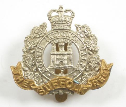 Suffolk Regiment post 1953 OR?s cap badge.