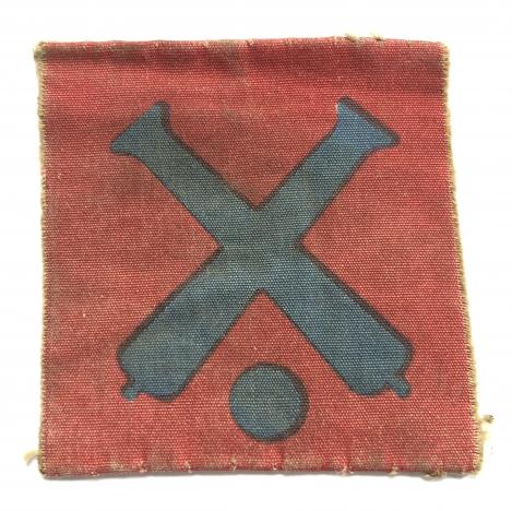 301st Infantry Brigade rare WW2 cloth formation sign.