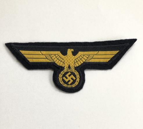 German Third Reich Kriegsmarine cloth breast eagle.