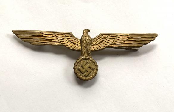 German Third Reich Kriegsmarine Officer white tunic breast eagle.