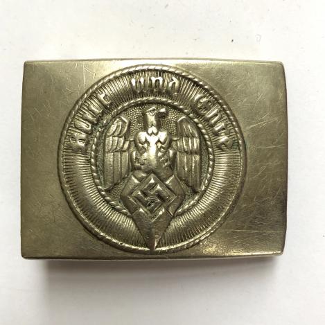 German Third Reich Hitler Youth belt buckle by Assmann