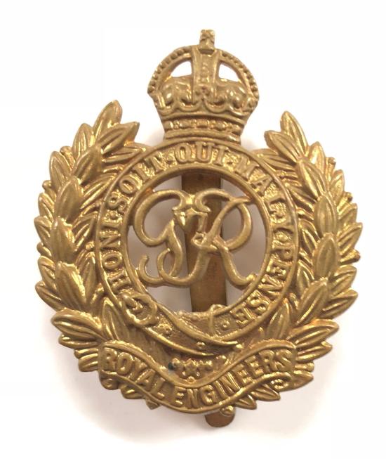 WW2 Royal Engineers GVIR Cap badge