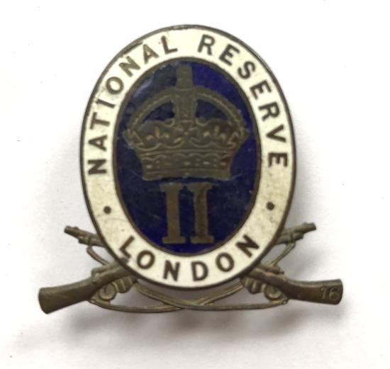 Kensington London National Reserve mufti badge