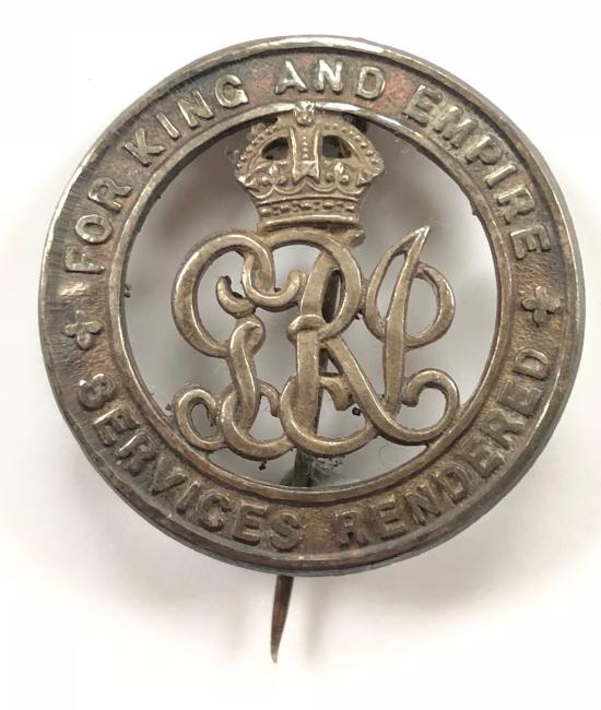 WW1  Army Service Corps Silver War Badge