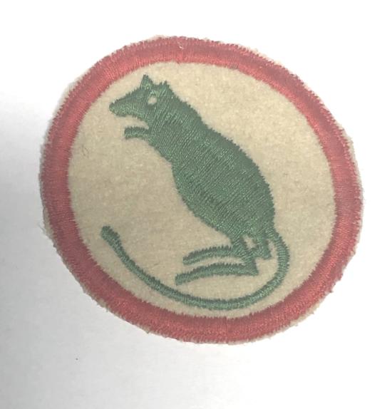 7th Armoured Brigade WW2 cloth formation sign