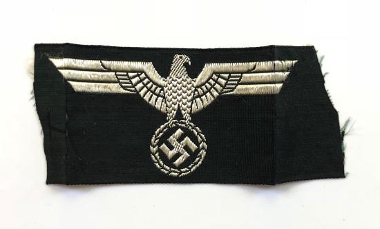 German Third Reich WW2 Panzer BeVo cloth breast eagle.