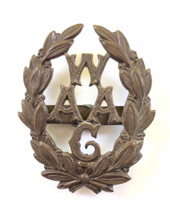 WW1 Women's Auxiliary Army Corps WW1 OSD Bronze Cap Badge