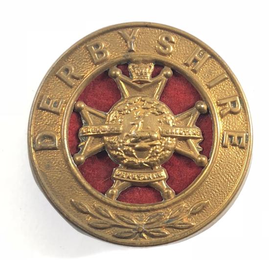 Sherwood Foresters, Derbyshire Regiment Victorian OR's helmet plate centre circa 1881-1901.