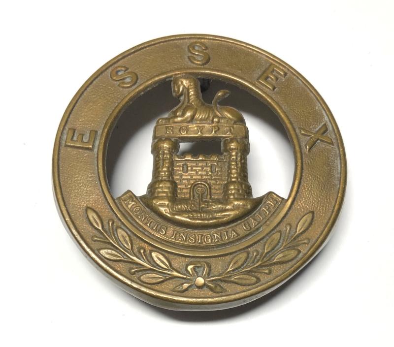 Essex Regiment Victorian helmet plate centre c1881-96.