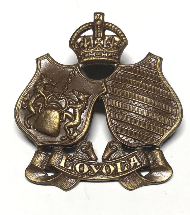 Canada. Loyola College OTC post 1935 cap badge.