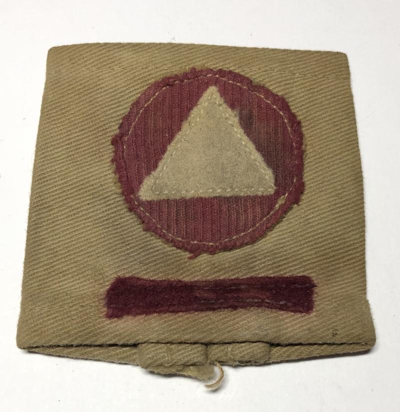 WW2 1st Div RAMC shoulder side formation sign.