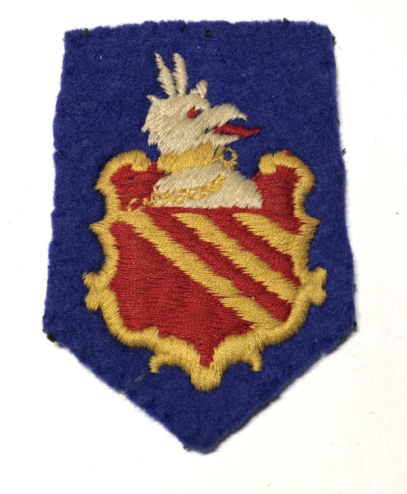 252nd Field Regiment, Royal Artillery cloth embroidered formation sign.