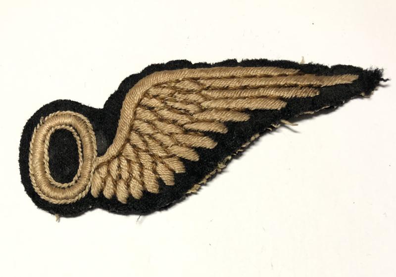 RFC Royal Flying Corps WW1 Obsevers brevet/  half wing