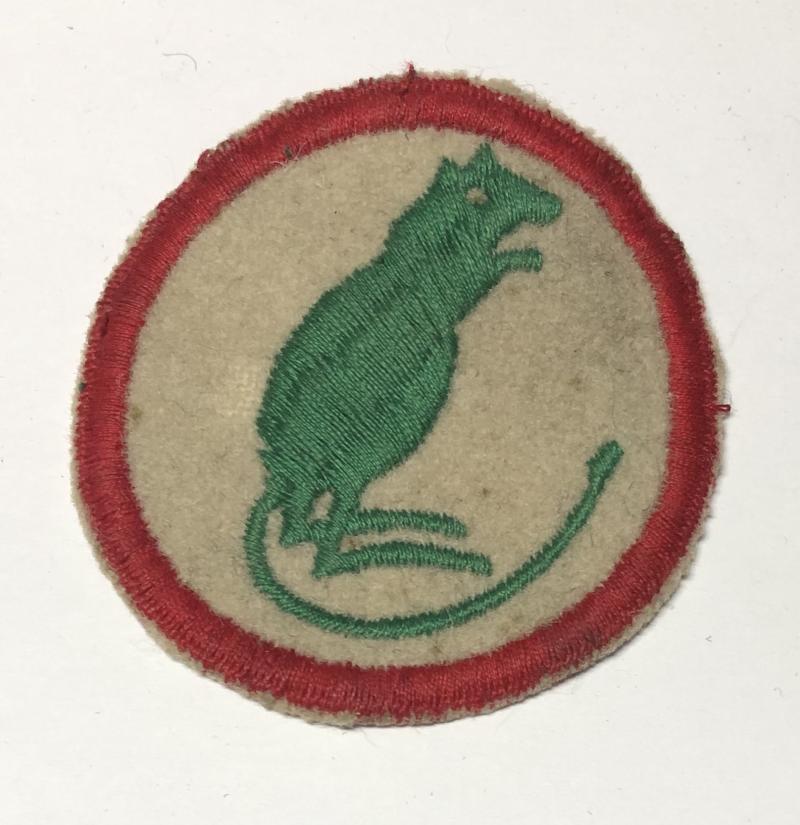 7th Armoured Brigade WW2 cloth formation sign.