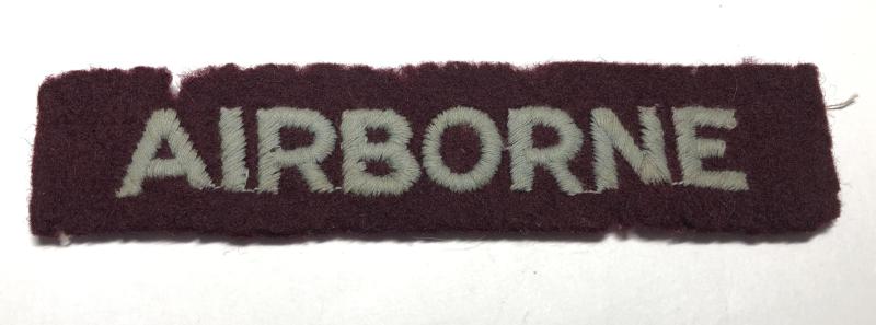 AIRBORNE WW2 straight arm strip/bar.