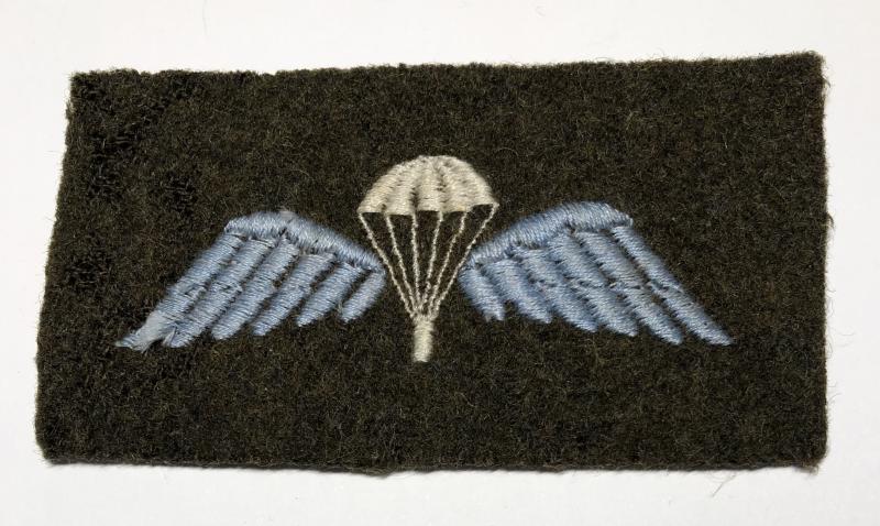 Early WW2 Airborne Parachute Qualification cloth Wings.