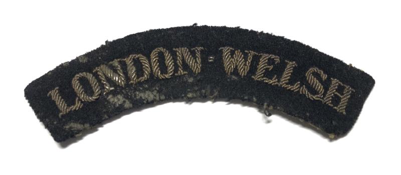 LONDON WELSH 99th AA Regt. RA WW2 shoulder title.