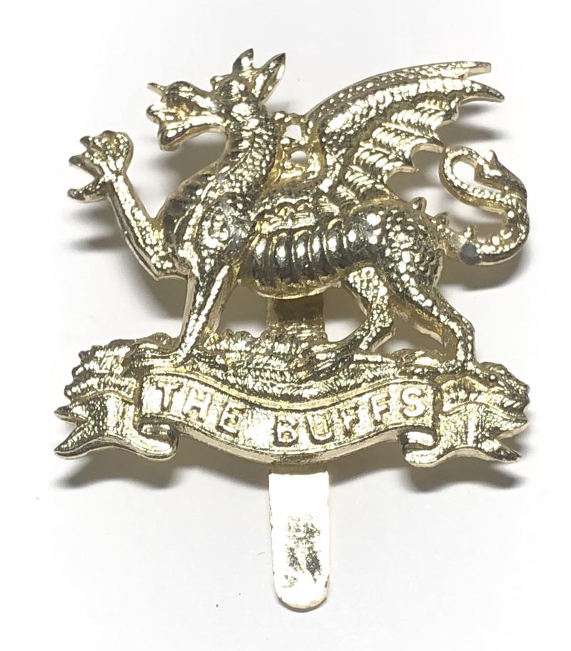 The Buffs (Royal East Kent Regiment) anodised cap badge C1953-61.