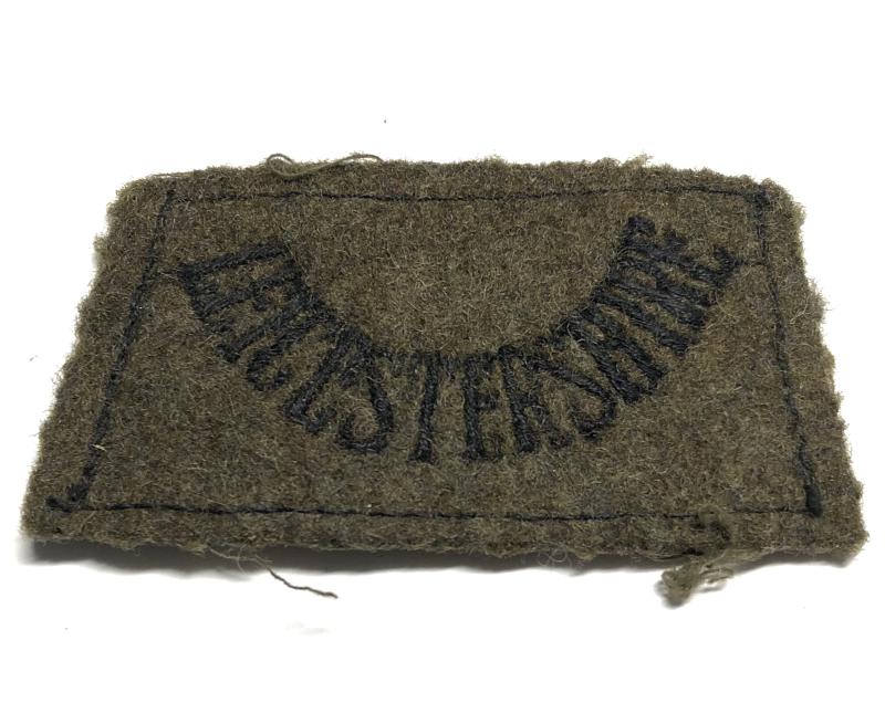 Leicestershire Regiment WW2 slip-on shoulder title.