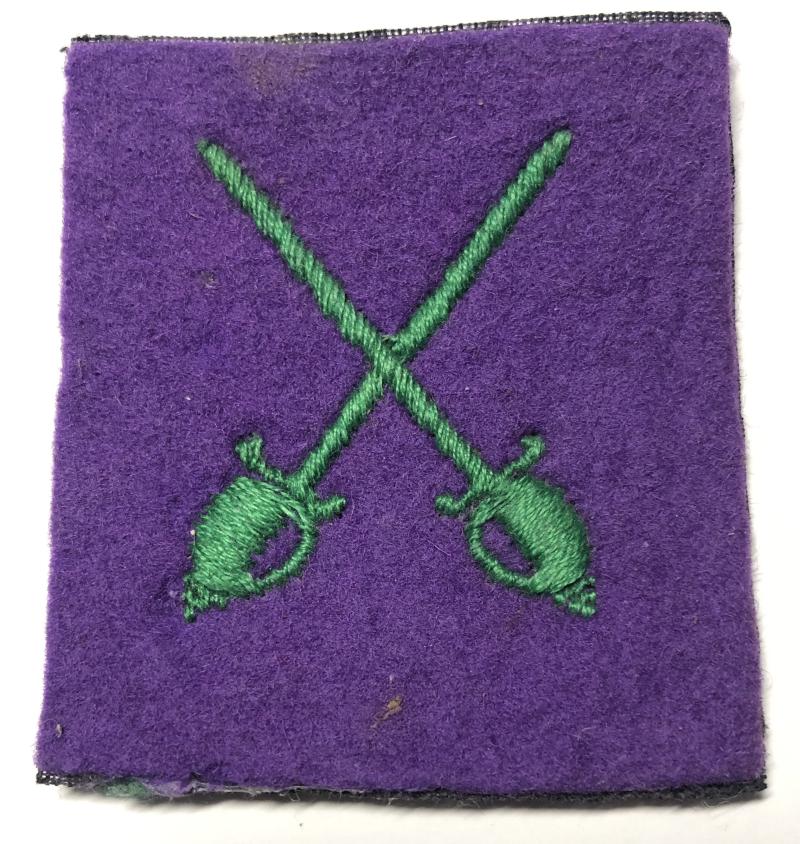 WW2 51st Highland Division Battle School Instructor's formation sign.